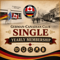 German Canadian Club of Calgary - Single Annual Membership 2026
